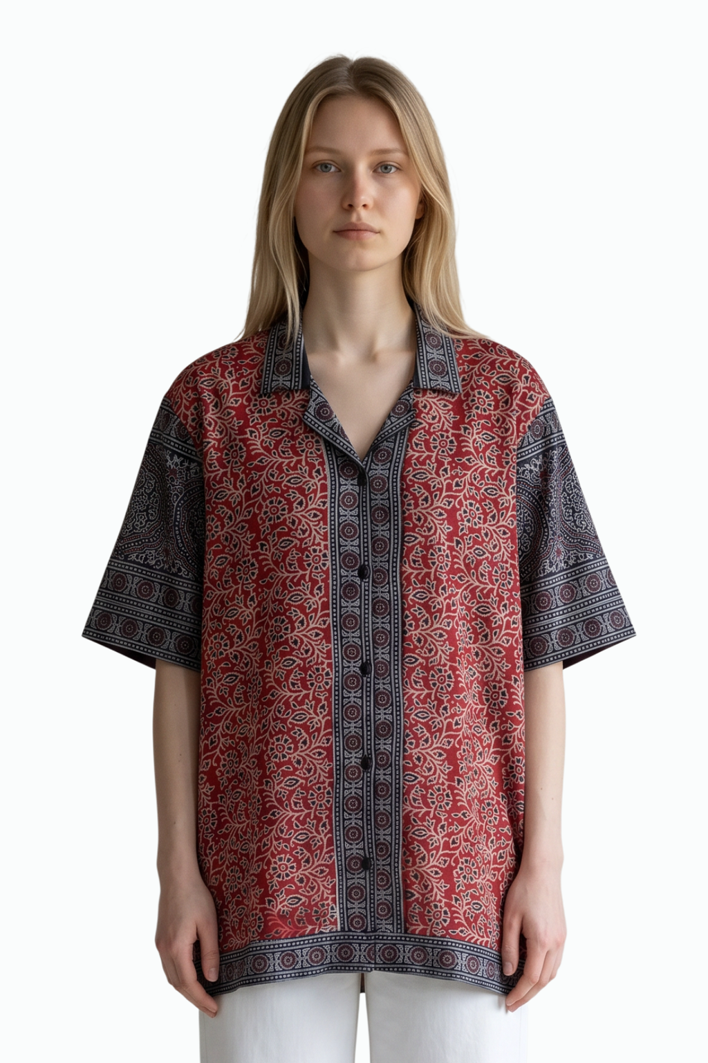 Ajrak Design Shirt