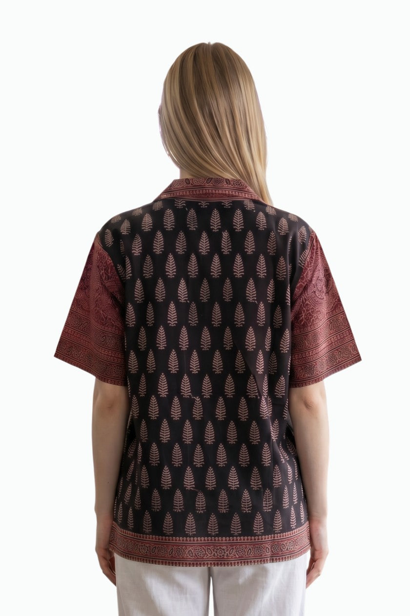 Ajrak Design Shirt