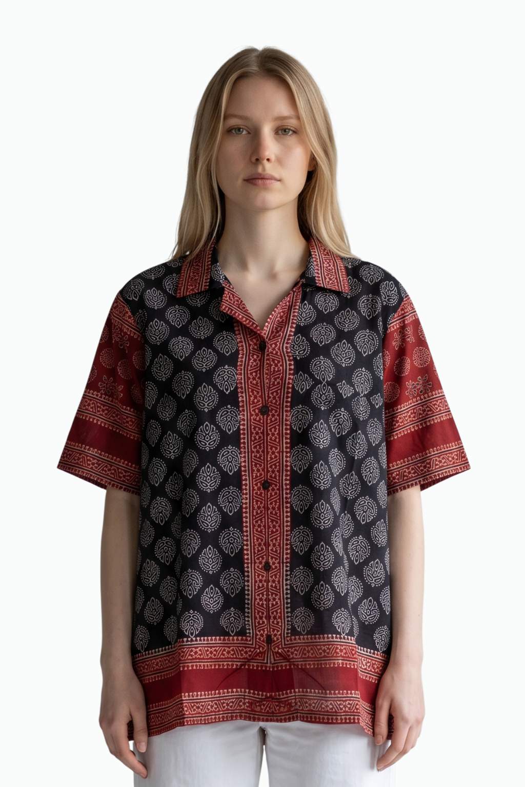Ajrak Design Shirt