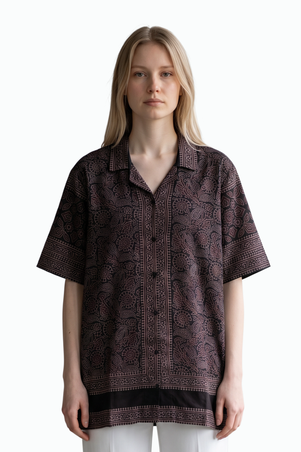 Ajrak Design Shirt