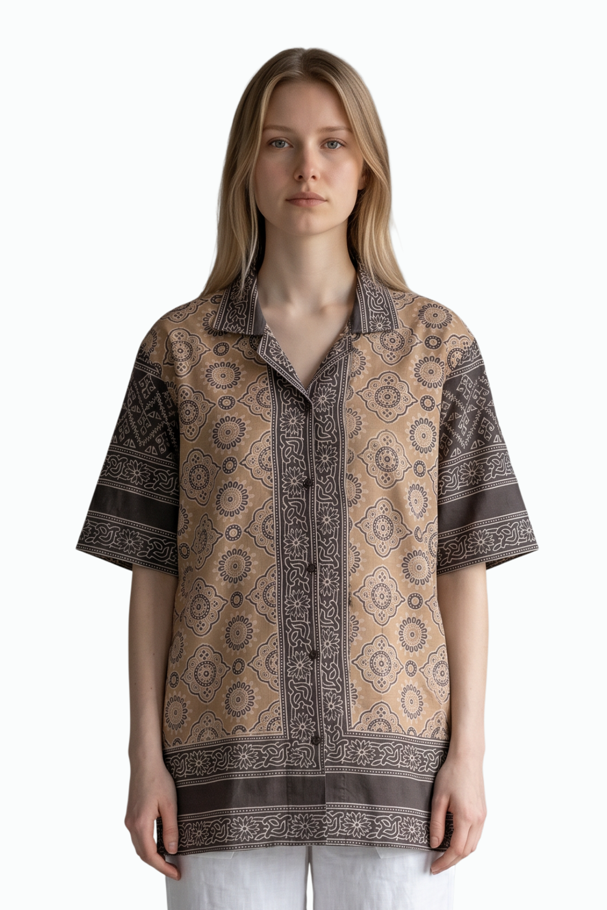 Ajrak Design Shirt