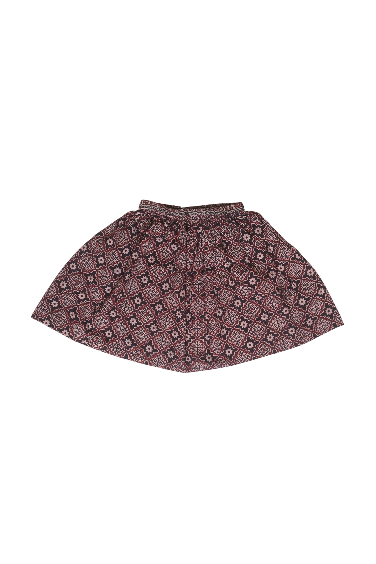 Ajrak Design Skirt