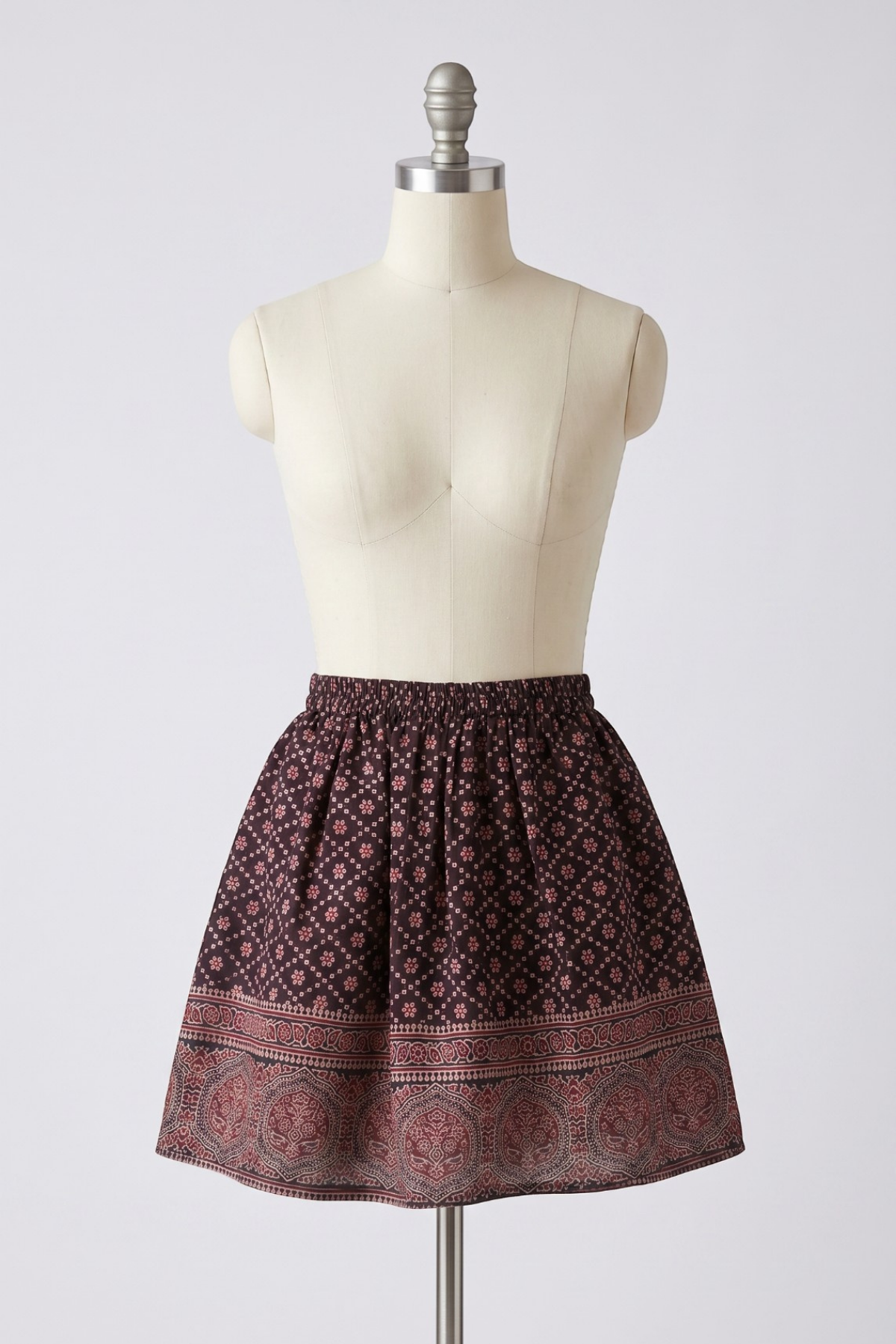 Ajrak Design Skirt