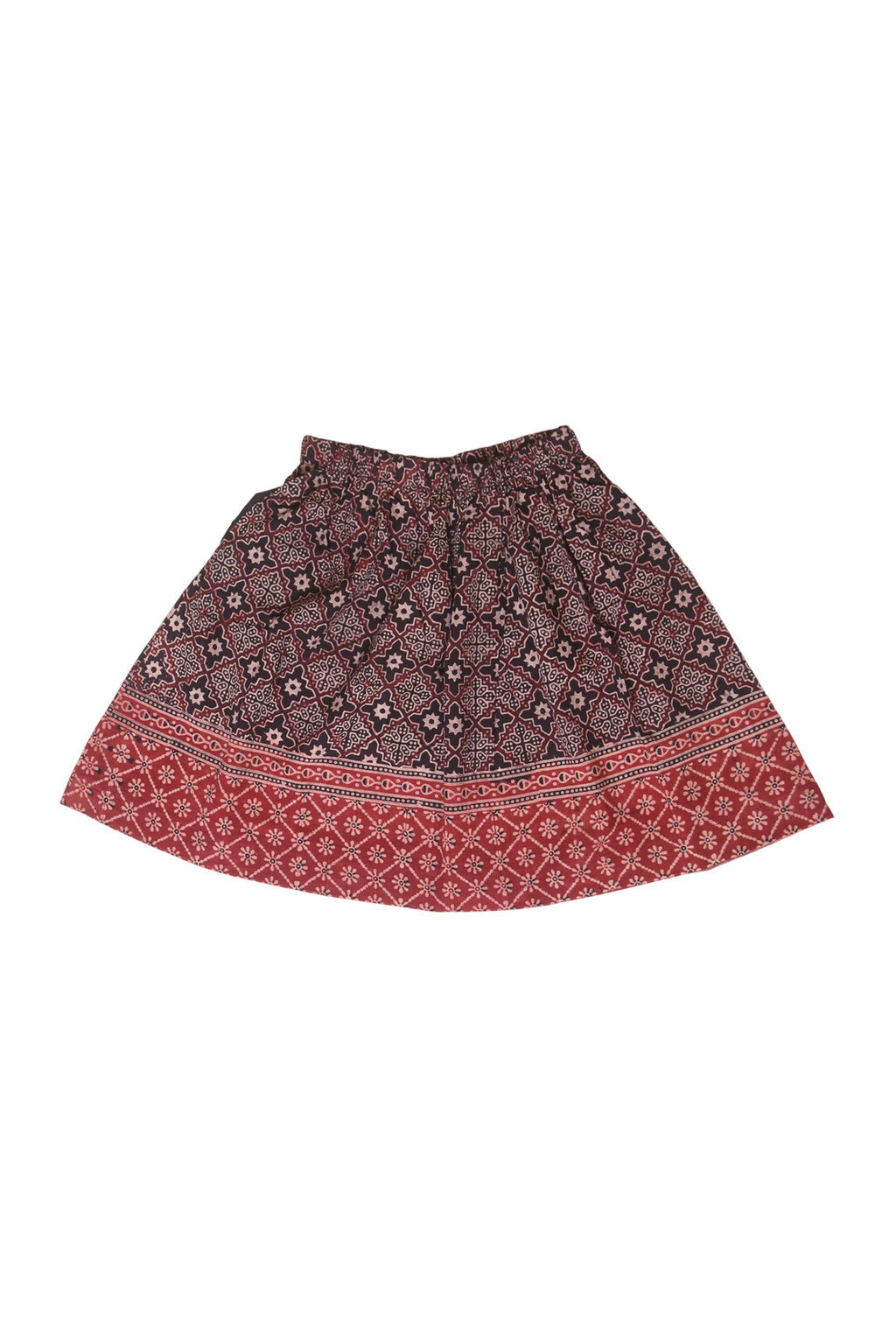 Ajrak Design Skirt