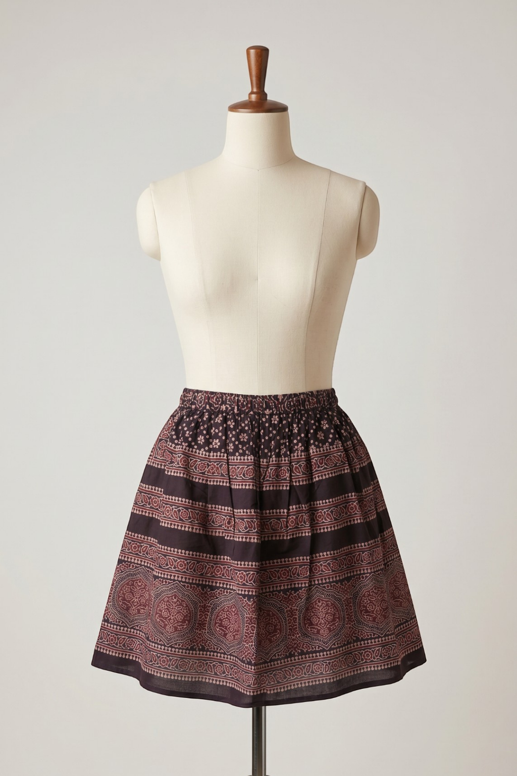 Ajrak Design Skirt