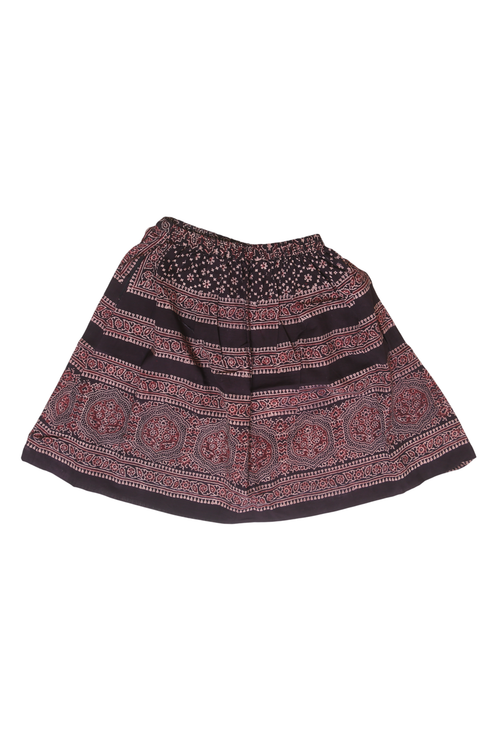 Ajrak Design Skirt