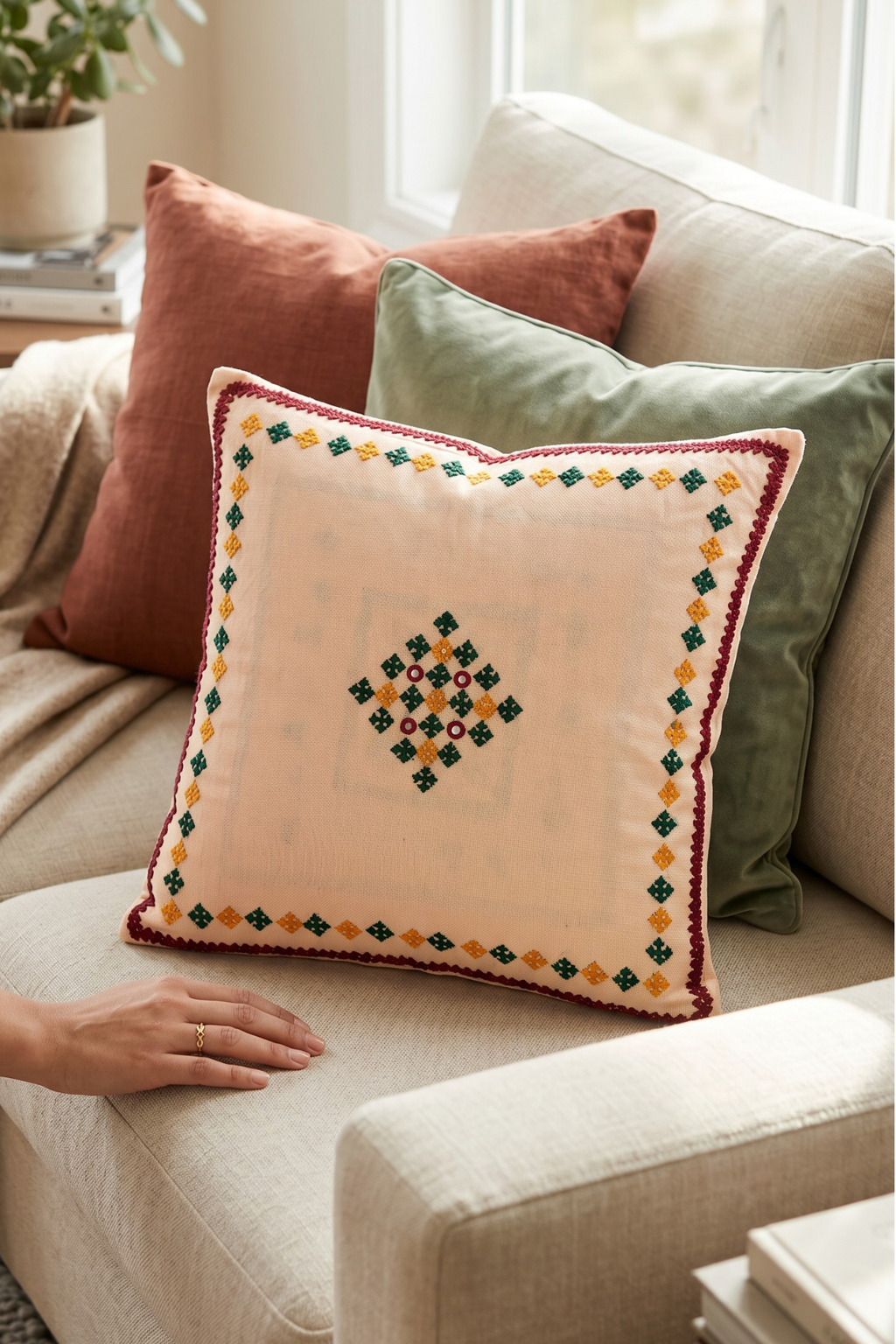 Handmade Cushion Cover