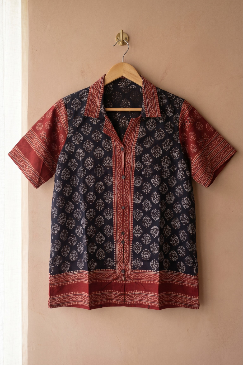 Ajrak Design Shirt